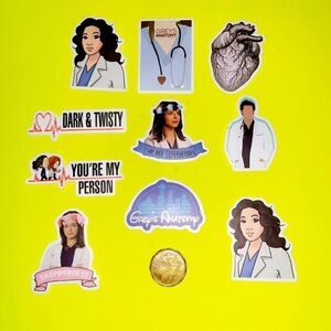 3/$20 brand new 10pcs waterproof stickers